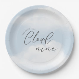 Prato De Papel Ela está no Chá de panela da Cloud 9 Dreamy Waterc