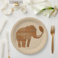 Elefante - Design de Arte Tribal