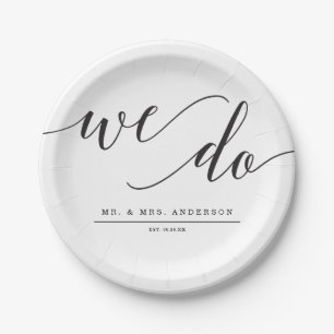 Prato De Papel Elegância Mínima Que Fazemos Placa De Papel