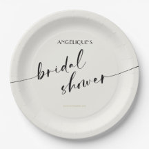 Elegant and Simple - Minimalist Bridal Shower