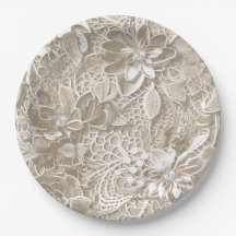 Elegante, estes rendas e diamantes