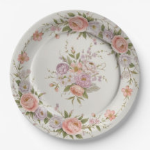 Elegante padrão floral de flores silvestres casame