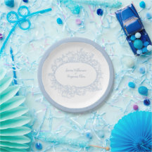 Elegante Recepção de Casamento Azul Floral Casa Ab