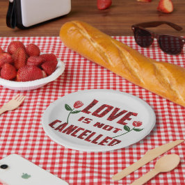 Prato De Papel Elegante Te Ama Por Dia de os namorados