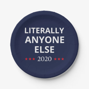 Prato De Papel Eleições 2020, Anti-Trump - Anyone Else II
