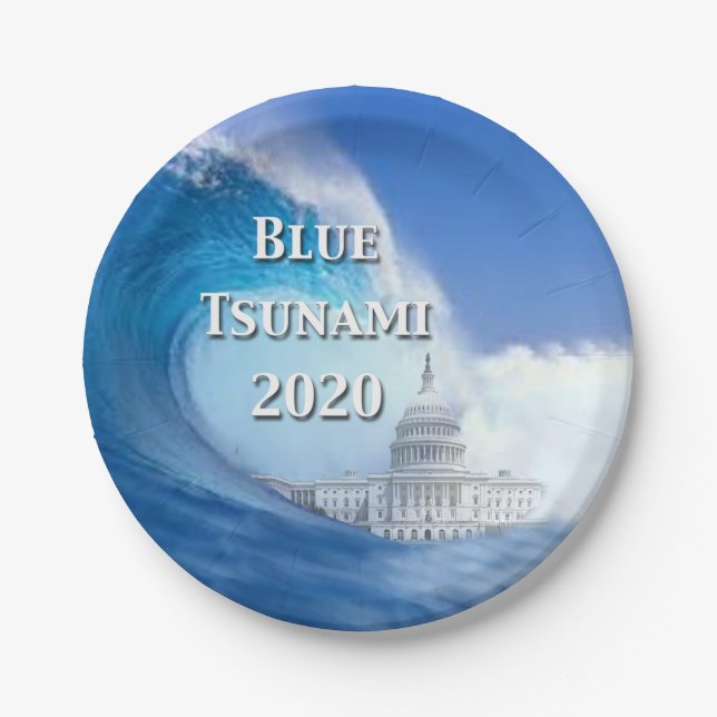 Prato De Papel Eleições 2020 no tsunami (Frente)