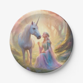 Prato De Papel Elf Princess