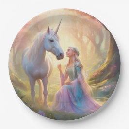 Prato De Papel Elf Princess