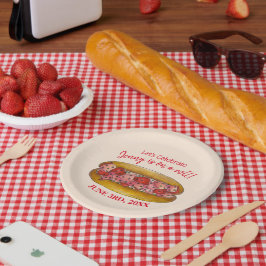 Prato De Papel Em Parabéns de lagosta Maine Sandwich