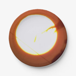 Prato De Papel Encantando a Lua cheia de 7"