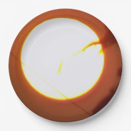 Prato De Papel Encantando a Lua cheia de 9"