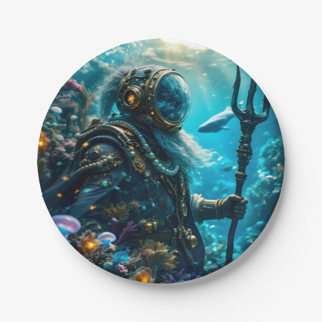 Prato De Papel Enchanted Ocean Odessey (Frente)