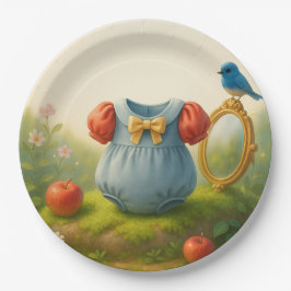 Prato De Papel Enchanted Woodland Princess Baby Shower Fairytale