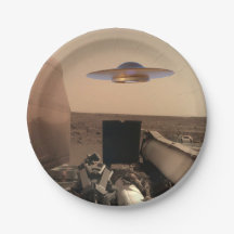 Encontro de Saucer de OVNI de Alienígena Mars InSi
