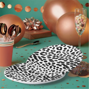 Prato De Papel Energia de Leopardo Selvagem – Moda Ousada com Est