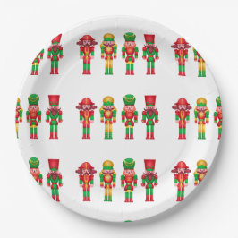 Prato De Papel Enfeite de Natal quebra-nozes 