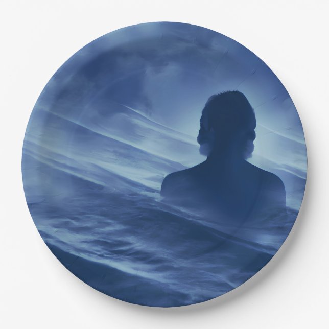 Prato De Papel Enfrente-o sozinho (Frente)