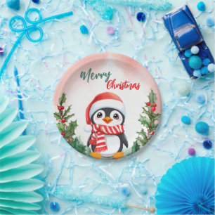 Prato De Papel Engraçado Freguiçoso Fúria de Natal Fúria Belo pin