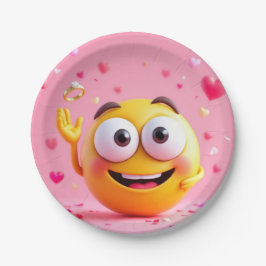 Prato De Papel Envolvido Emoji