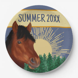 Prato De Papel Equestrian Lover Brown Horse