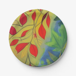 Prato De Papel Equinócio de Queda