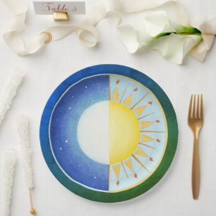 Prato De Papel Equinox Sun e Moon