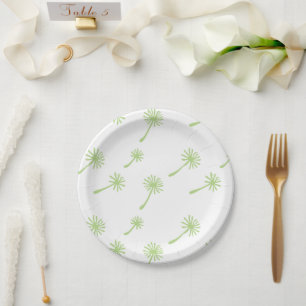 Prato De Papel Erva Daninha Happens fofa cínica dandelion Engraça