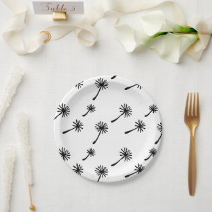 Prato De Papel Erva Daninha Happens fofo cínico dandelion Engraça