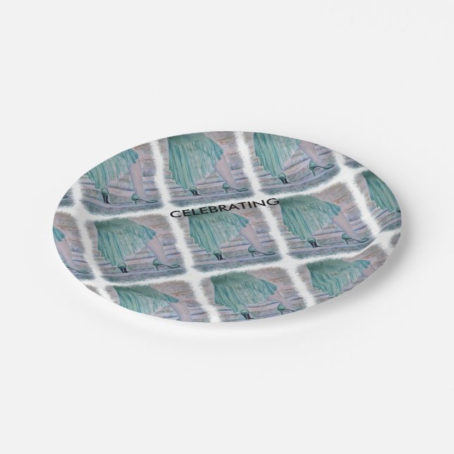 PRATO DE PAPEL ESCADA PARA... (Inclinado)