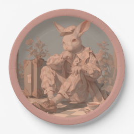 Prato De Papel Esperas de coelho vitoriano, Primavera