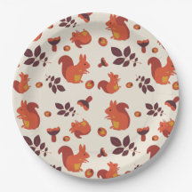 Esquilo, cogumelo, folha, noz