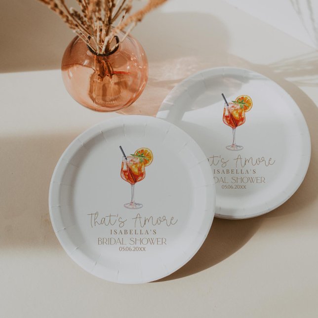 Prato De Papel Esse é o Chá de panela Amore italiano (Criador carregado)