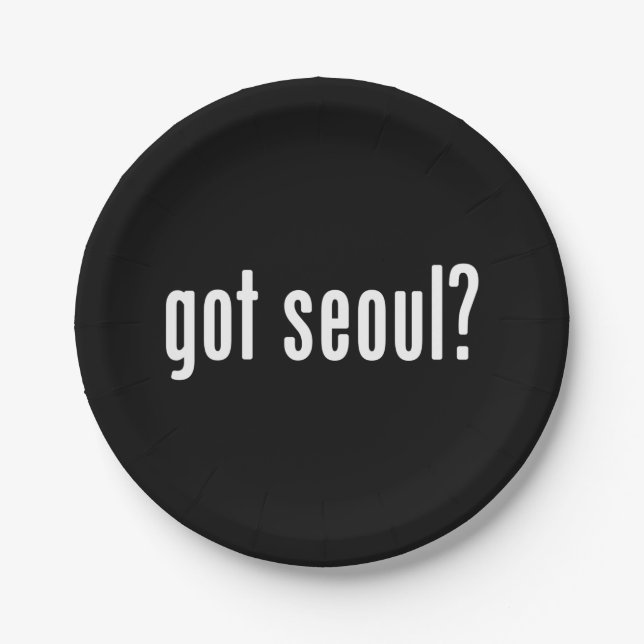 Prato De Papel está com seoul? (Frente)