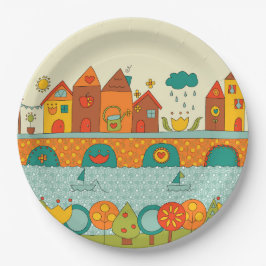 Prato De Papel Esta é a minha casa