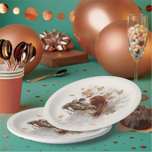 Prato De Papel Estação de Caça Woodcock