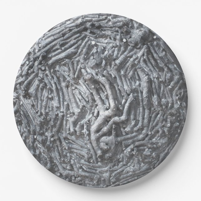 Prato De Papel Estacas: Lua (Frente)