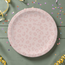 Estampa de leopardo rosa pastel Festa da Selvagem