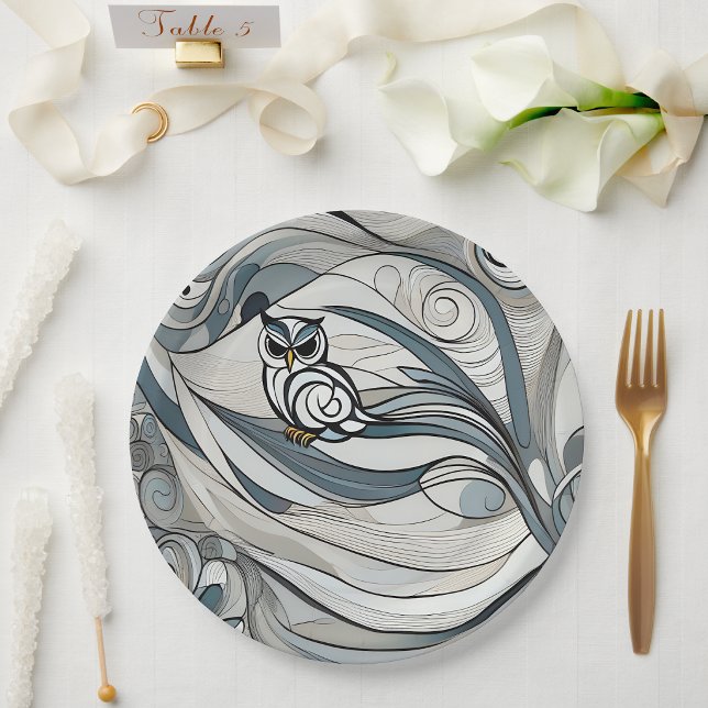 Prato De Papel Estática da Selva (Jungle Static Paper Plates)