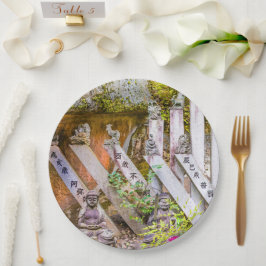 Prato De Papel estátuas de Buda no templo Senko-ji