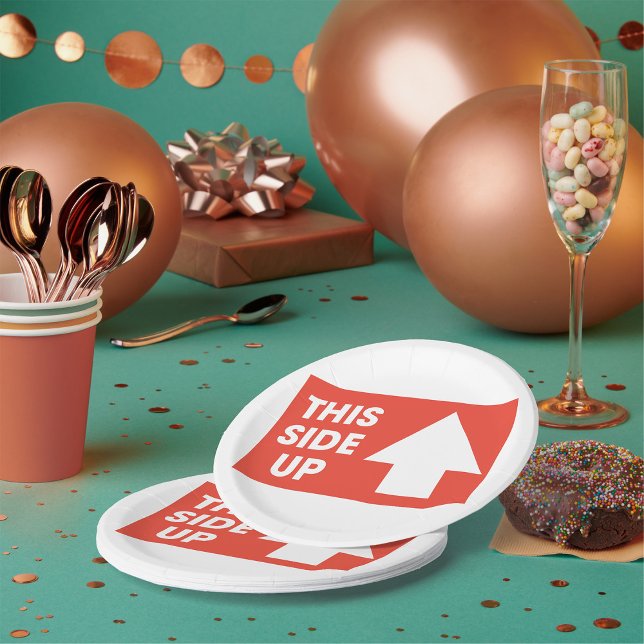 Prato De Papel Este Sinal Lateral (Criador carregado)