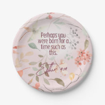 Ester 4:14 Arte de Verso da Bíblia Cristã