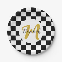 Estética Elegante Dourada e branca preta