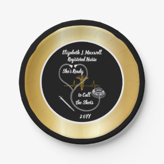 Prato De Papel Estetoscópio | Ela está pronta para ligar para os 