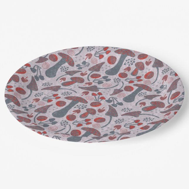 Prato De Papel Estilo de Padrão de Queda Único (Inclinado)