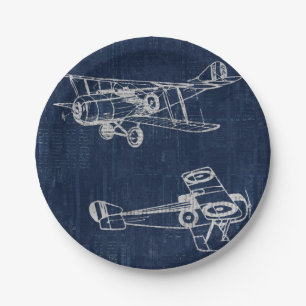 Prato De Papel Estilo de Texto e Script do Jornal de Arte do Aviã