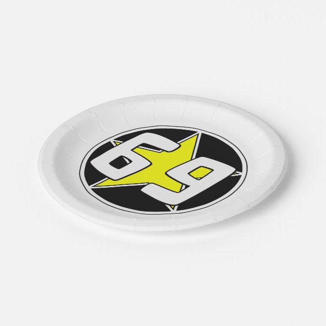 Prato De Papel Estrela Amarela 69 (Inclinado)