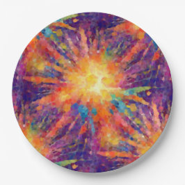 Prato De Papel Estrela Explosiva