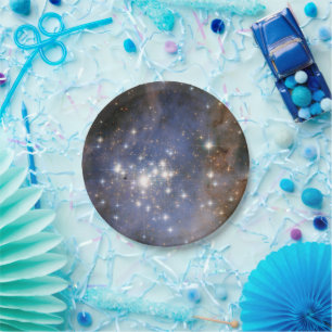 Prato De Papel Estrelas de Diamante no Espaço Hubble na Nebulosa 