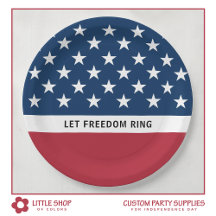 Estrelas e Listras Patrióticas do 4 de Julho