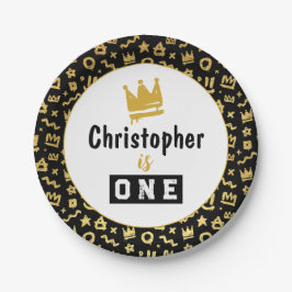 Prato De Papel Etiquetas de salto do grafite pretas e Douradas Po